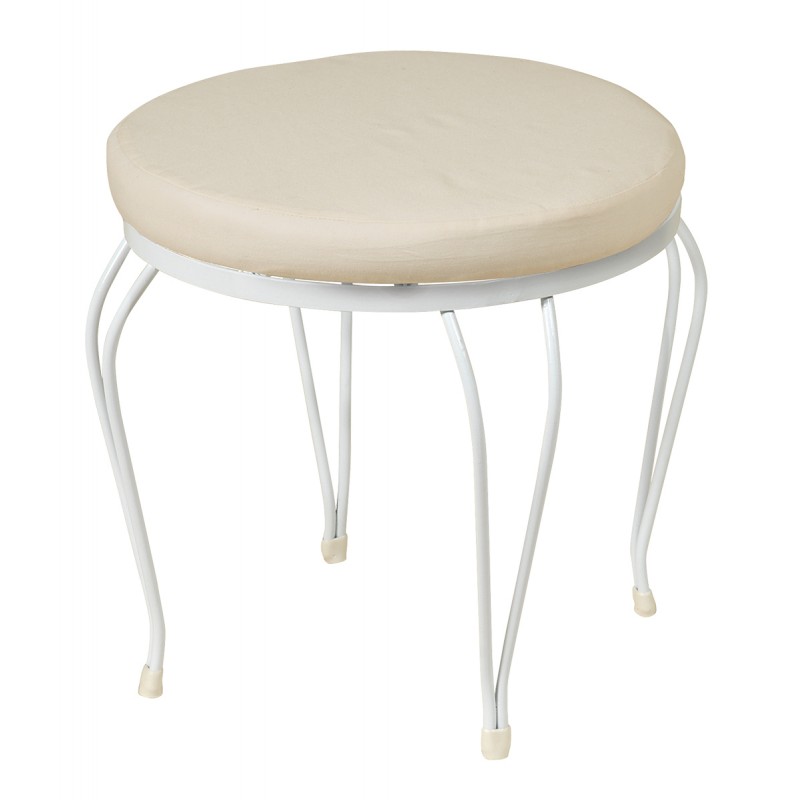 Γαλβανισμένο Μεταλλικό Μασίφ Σκαμπό 44 x 40(h)cm Κωδικός: 4658