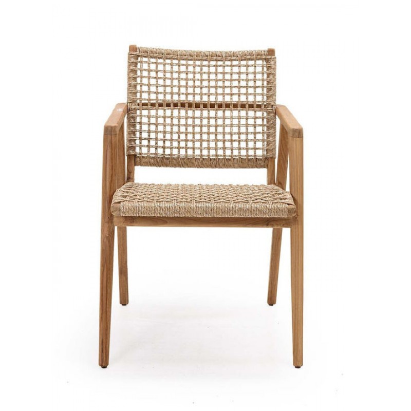 Καρέκλα Τραπεζαρίας με μπράτσα Kimon (53x61x81) Soulworks 0940002