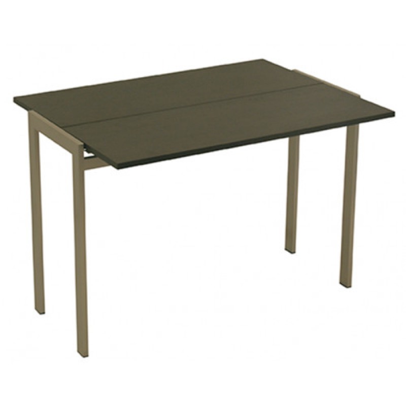 7431 τραπέζι σατινέ με ξύλο ΧΡΩΜΑ ΕΠΙΛΟΓΗΣ, 110x40(+40)xH75