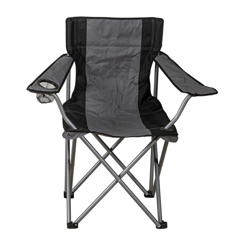 Γκρί Πτυσσόμενο Καρεκλάκι Παραλίας - Camping Με Μεταλλικό Σκελετό , 49(w) x 82(d) x 45/88(h)cm Κωδικός: DC5002-G