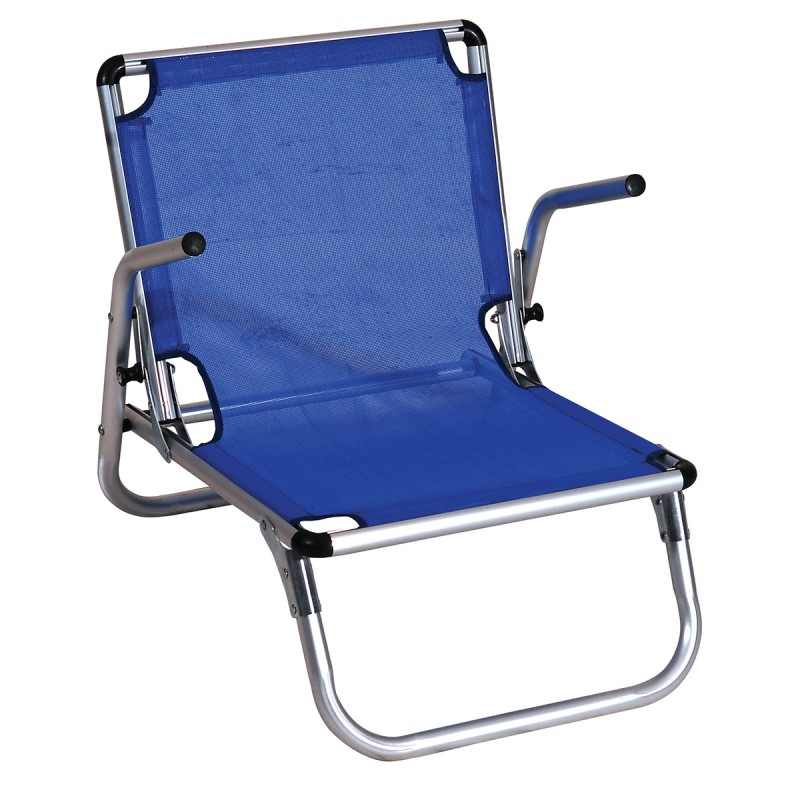 Μπλέ Πτυσσόμενη Καρέκλα Με Αλουμίνιο Σκελετό , 62(W) Χ 51(D) Χ 50(H)cm Κωδικός: L3038-B