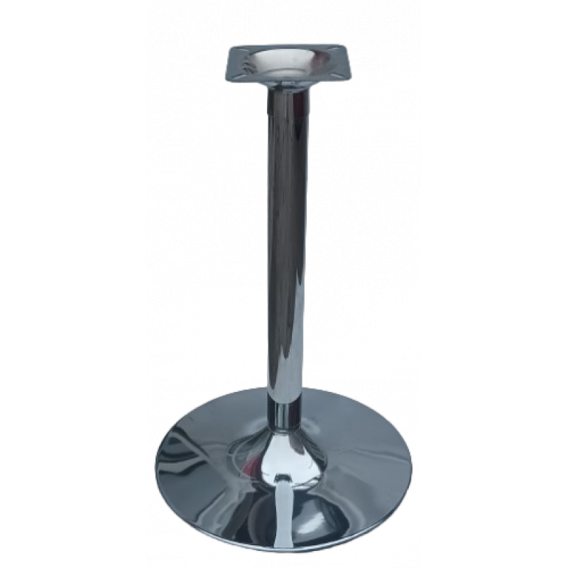 M-107-1B βάση τραπεζιού μεταλλική ΧΡΩΜΙΟΥ, Φ45xH72