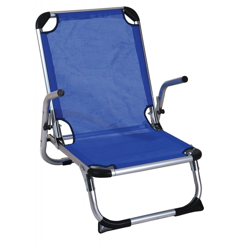 Μπλέ Πτυσσόμενο Καρεκλάκι Παραλίας Με Αλουμίνιο Σκελετό , 69(W) x 56(D) x 24/66(H)cm Κωδικός: L3047-B