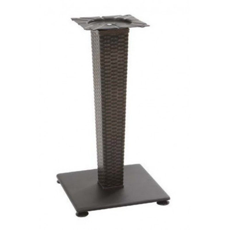 ENZO-P βάση τραπεζιού μεταλλική-pp WICKER, 40x40x72