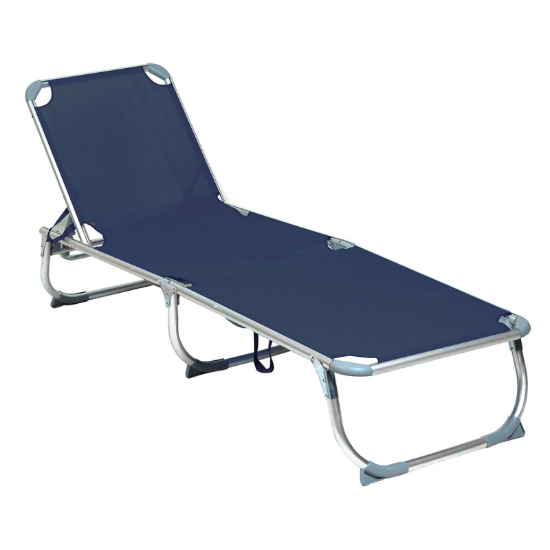 Μπλέ Πτυσσόμενη Ξαπλώστρα Παραλίας 187 x 58 x 30(h)cm Κωδικός: F1003E-B