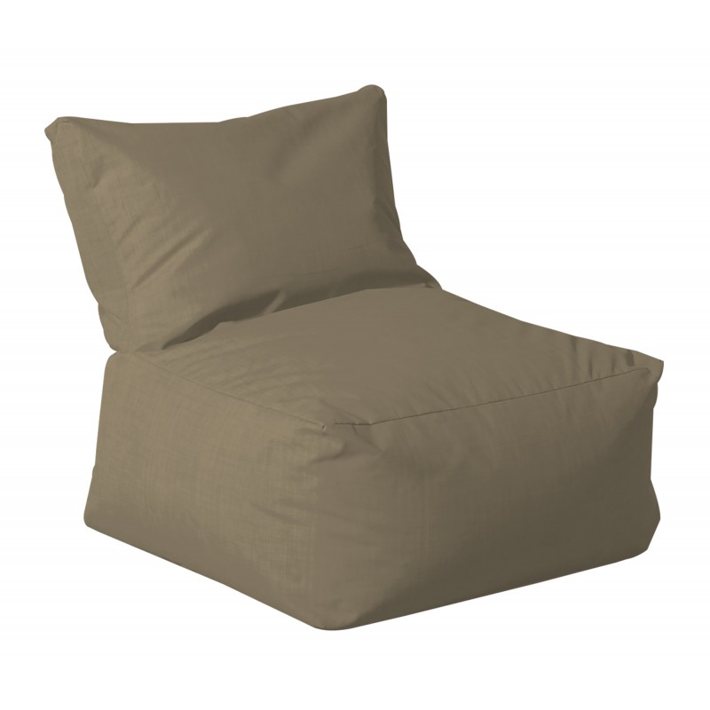 Πολυθρόνα Πούφ Με Καφέ Αδιάβροχο Ύφασμα 75 x 75 x 35/70(H)cm Κωδικός: 22529
