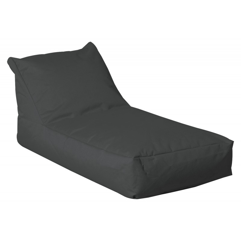 Πολυθρόνα Πούφ Με Γκρί Σκούρο Αδιάβροχο Ύφασμα 150 x 75 x 30(H)cm Κωδικός: 22528