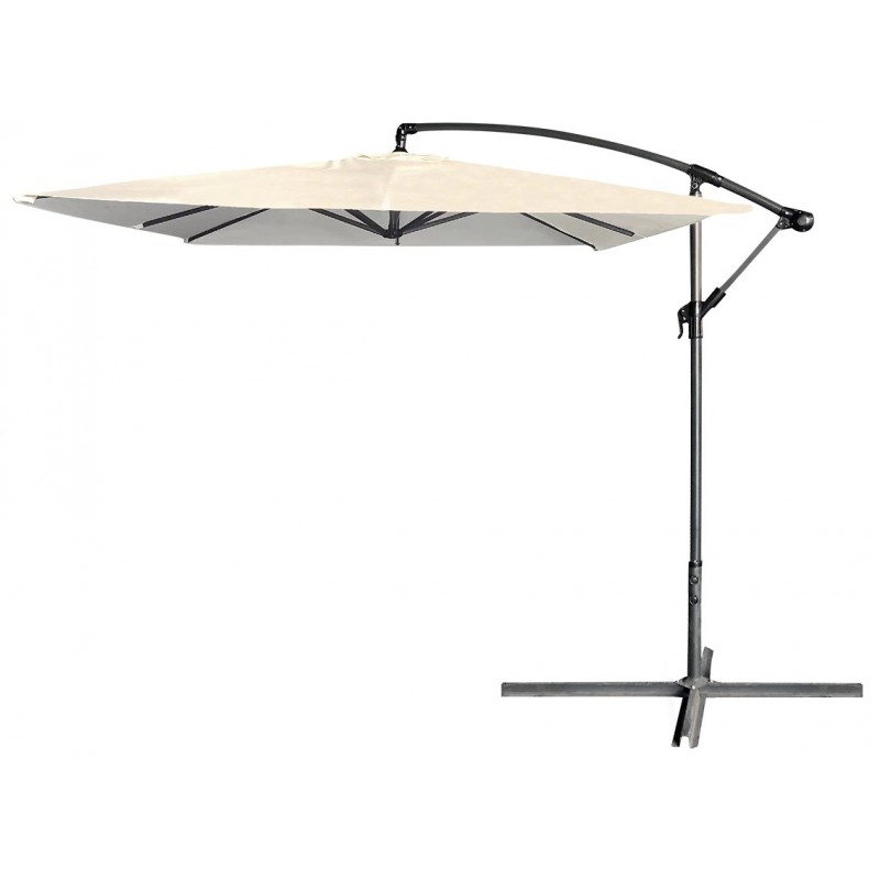 Εκρού Ανταλλακτικό Πανί Τετράγωνης Ομπρέλας 300 x 300cm Με 8 Ακτίνες Κωδικός: 23902