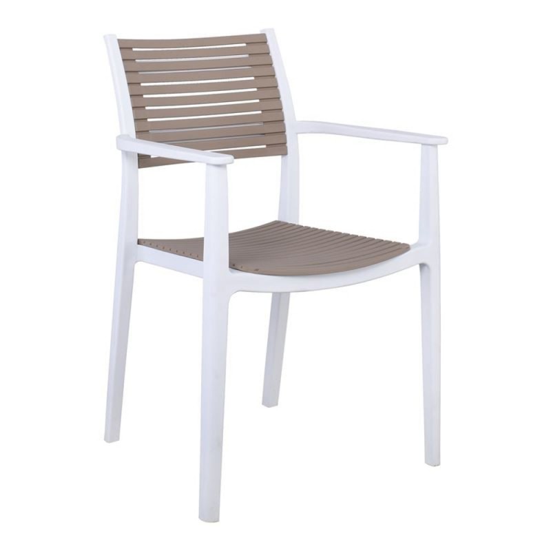 AKRON Πολυθρόνα PP-UV Άσπρο - Sand Beige Κωδικός: [Ε-00020428] Ε350,11 ΔΙΑΣΤΑΣΕΙΣ 60x55x85cm