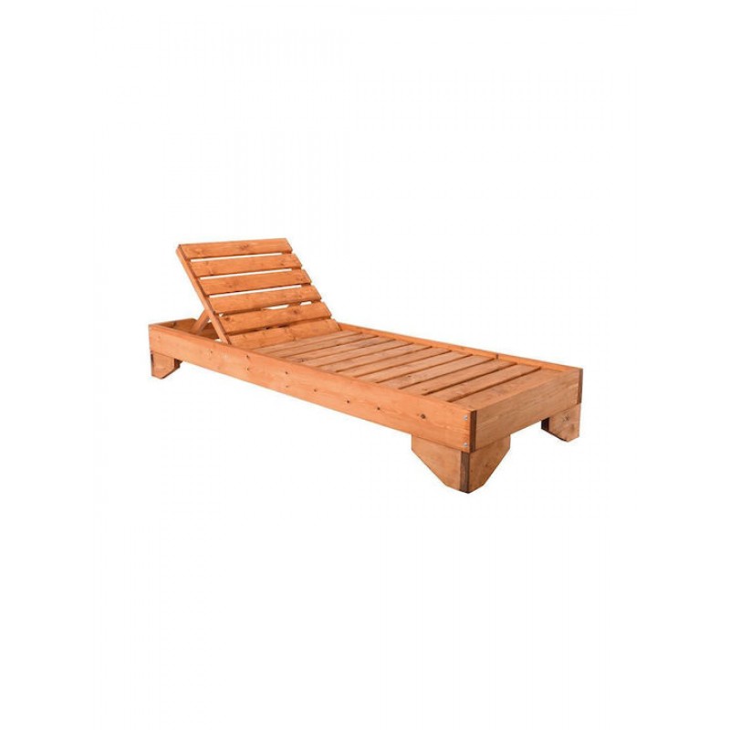 VERANO Ξαπλώστρα (A) Καρυδί Pine (πεύκο) Κωδικός: [Ε-00024205] Ε225,1W