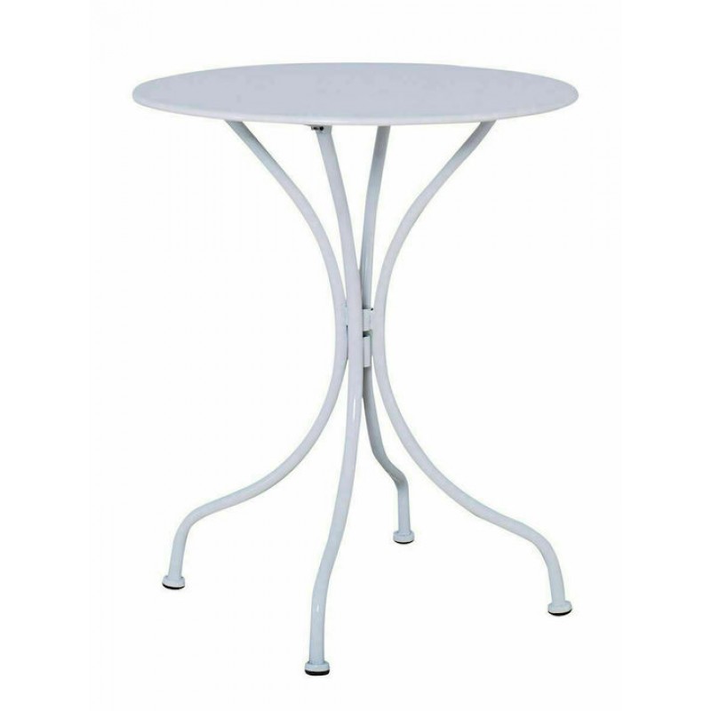 PARK Τραπέζι Μέταλλο Βαφή Άσπρο Κωδικός: [Ε-00016612] Ε5170