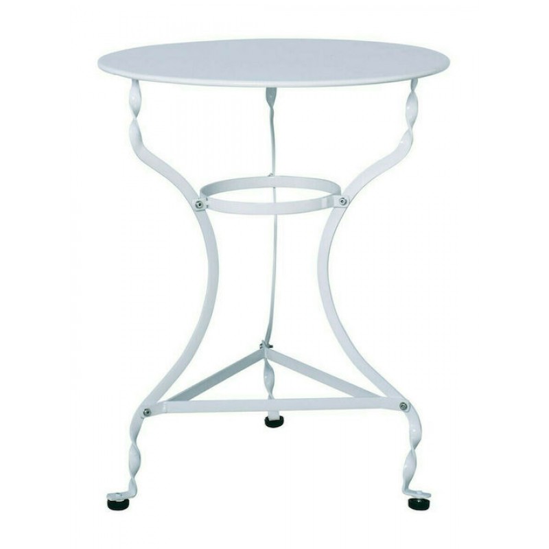 ΠΑΡΑΔΟΣΙΑΚΟ Τραπέζι - K/D - Μέταλλο Βαφή Άσπρο Κωδικός: [Ε-00018315] Ε8501,1