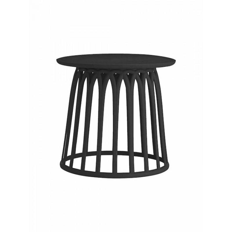 SABA Τραπεζάκι Βοηθητικό PP-UV Μαύρο Κωδικός: [Ε-00023496] Ε382,2