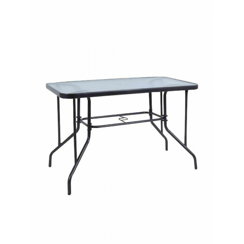 BALENO Τραπέζι Κήπου Βεράντας, Μέταλλο Βαφή Καφέ Κωδικός: [Ε-00017800] Ε2403