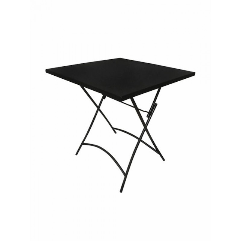 PARK Τραπέζι Πτυσσόμενο Μέταλλο Βαφή Μαύρο Κωδικός: [Ε-00014551] Ε5177