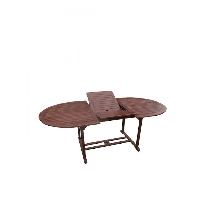 GARDEN Τραπέζι Επεκτεινόμενο Oval, Ξύλο Acacia Κωδικός: [Ε-00015803] Ε20211,9
