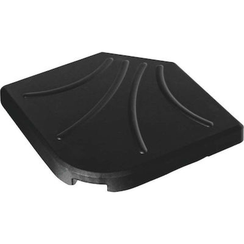 Μάυρη Βάση Πλάκα 50 x 50cm Για Γωνιακές Ομπρέλες 25Kgr Κωδικός: DTH25-B