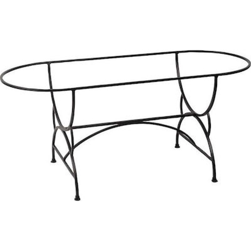 Γαλβανισμένη Οβάλ Βάση Τραπεζιού Φερ Φορζέ 140 x 70 x 73(h)cm Κωδικός: 3802