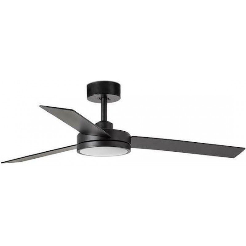 Faro Barcelona Barth Ανεμιστήρας Οροφής 132cm με Φως και Τηλεχειριστήριο Μαύρος Κωδικός: 34261