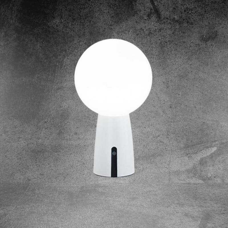  Επιτραπέζιο Φωτιστικό Επαναφορτιζόμενο Led Olimpia Pro Ld0900B3 Ip54 White Zafferano